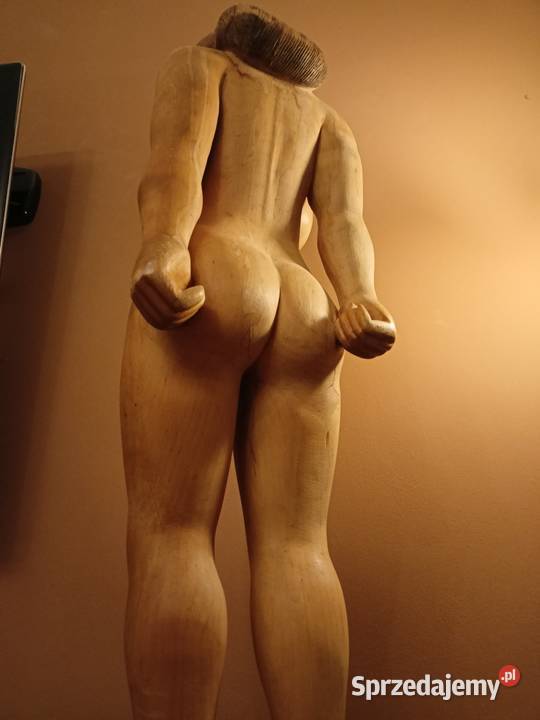 Rzeźba kobieta akt drewniana Rzeszów