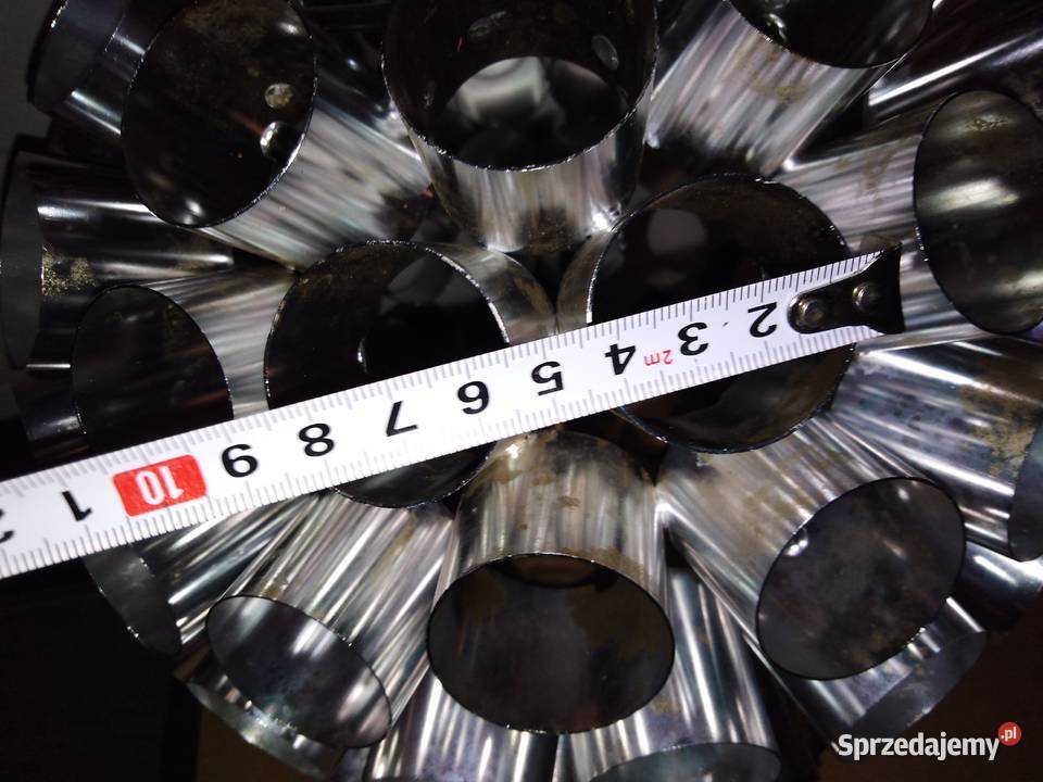 Lampa oprawa świetlna metalowa kula aluminium Łomianki