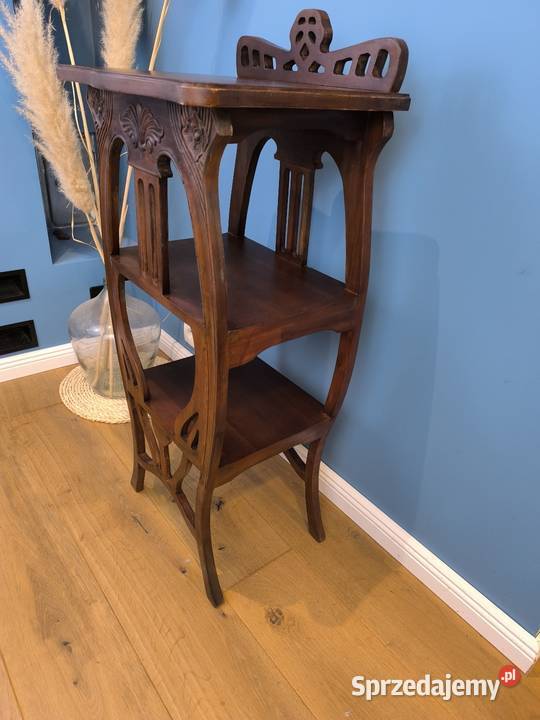 Piękna funkcjonalna konsolka stolikdrewno