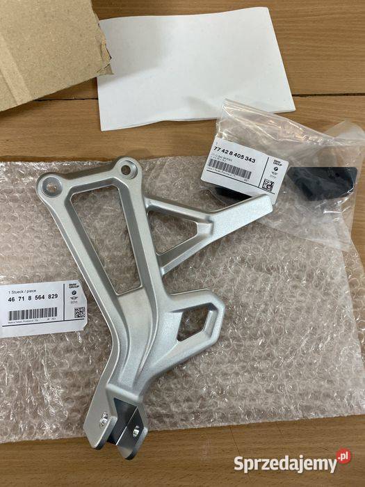 Nowy Set Lewy BMW F 750 GS 18L podnóżek pasażera Pozostałe Poznań sprzedam