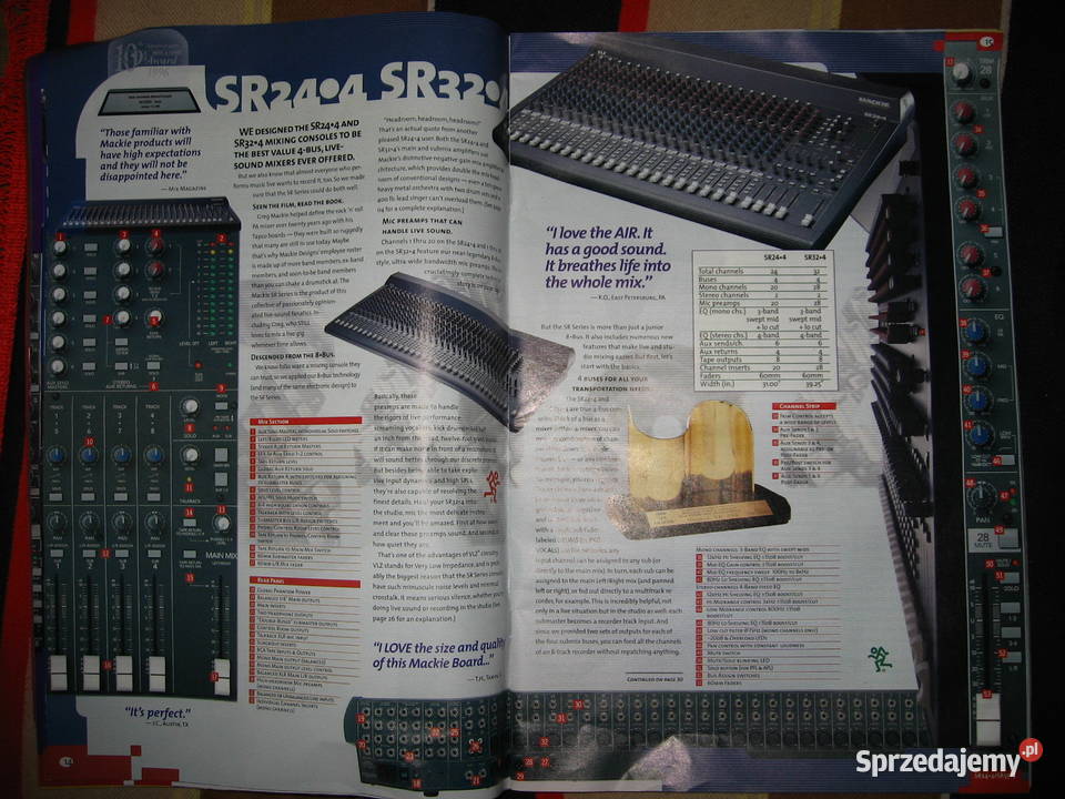 MACKIE Spring 1998 Analog Products and pomorskie