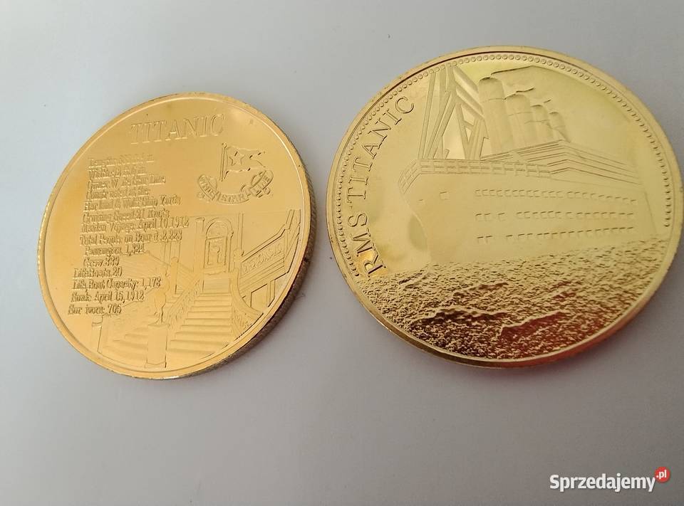 Numizmaty przedstawiające Titanica Żory