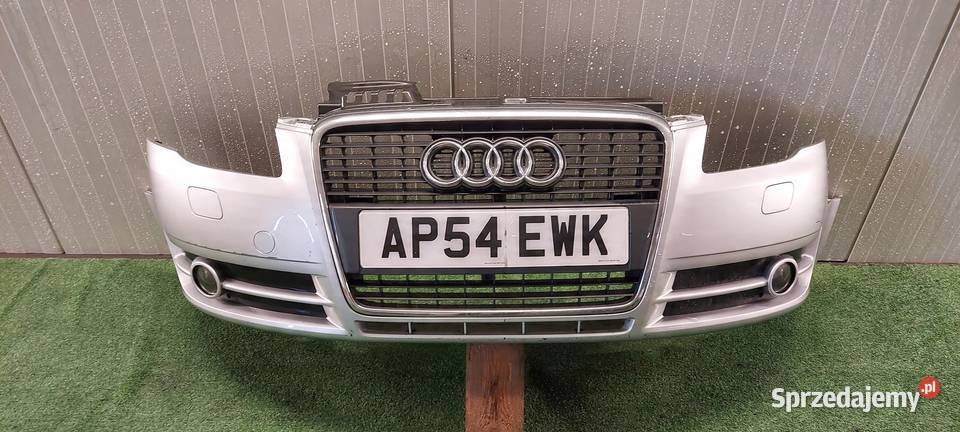ZDERZAK PRZÓD KOMPLETNY AUDI A4 B7 SPRYSKI LAK Międzychód