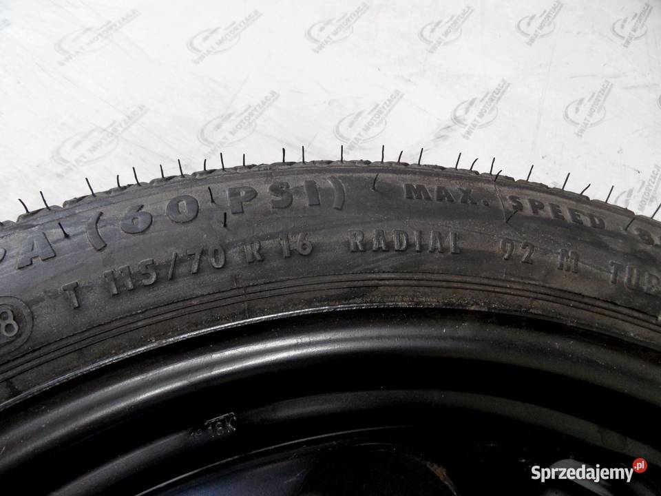 OPEL VECTRA C koło dojazdowe 1157016 92M 5x110 świętokrzyskie sprzedam