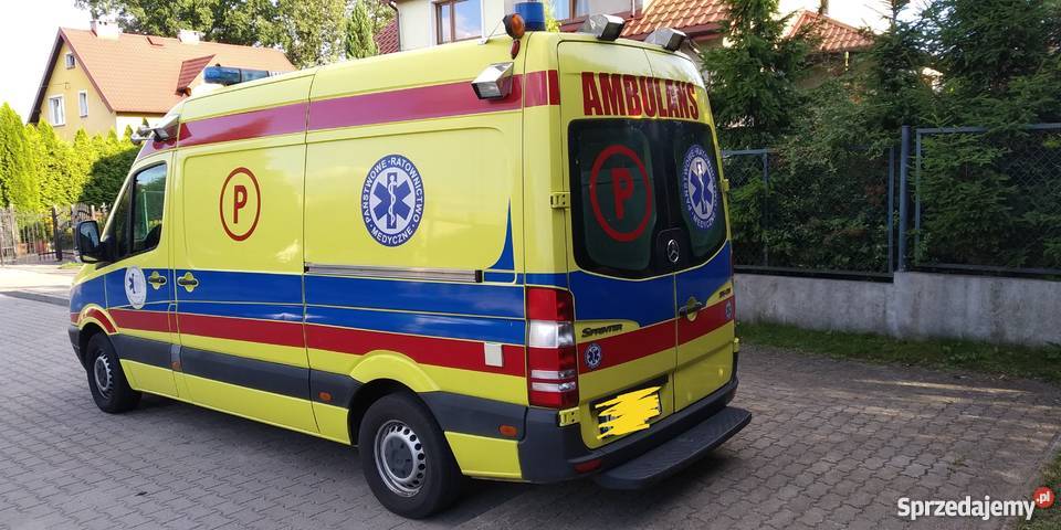 Ambulans karetka Mercedes Sprinter 315 CDI nosze Rok produkcji 2007 warmińsko-mazurskie Olsztyn