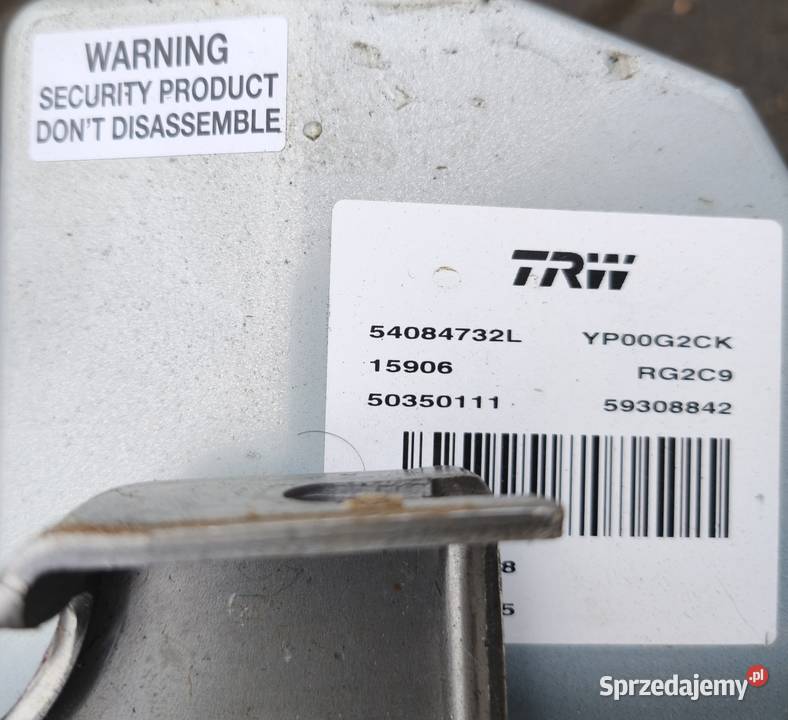 Kolumna kierownicza z kierownicą Renault Clio 3 Poddębice sprzedam