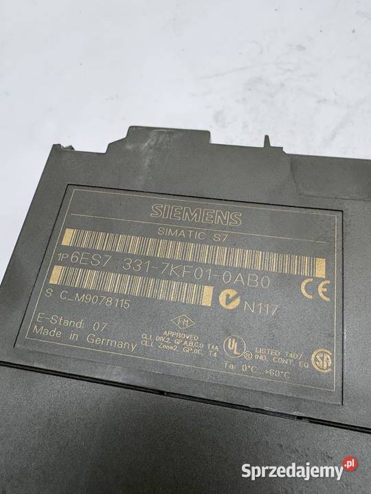 Siemens 6ES7 3317KF010AB0 AI Module Warszawa