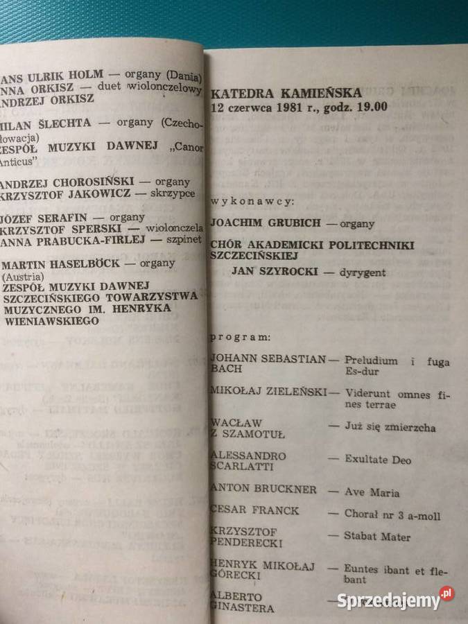 3403 XVII Festiwal Muzyki Organowej I Szczecin