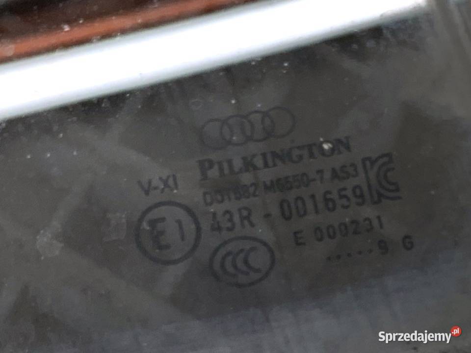 SZYBA PRAWY TYŁ AUDI A8 D5 SedanLimuzyna