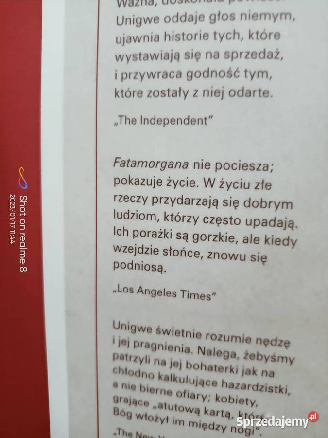 Fatamorgana książki Unigwe księgarnia Praga Warszawa sprzedam