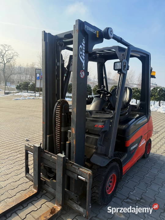 wózek widłowy elektryczny LINDE E30 wolny skok Działoszyn