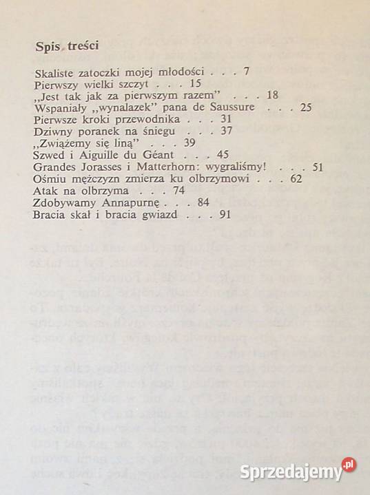 G Rebuffat Opowieści z Chamonix Książki naukowe i popularnonaukowe mazowieckie Warszawa