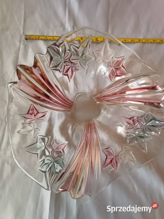 ładna patera Porcelana i szkło