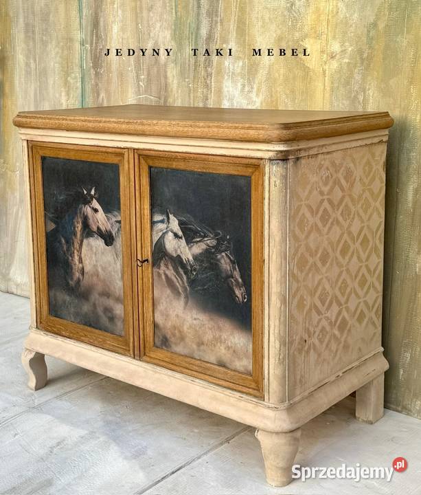 Komoda rustykalna vintage shabby chic konie Przeworsk sprzedam