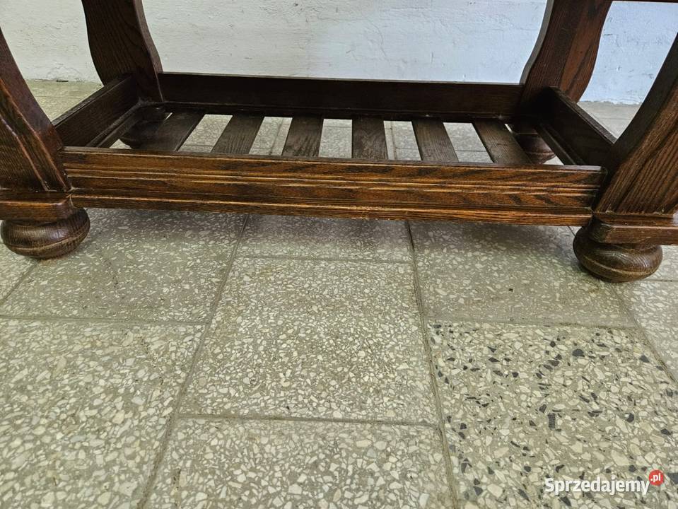 Duży dębowy stolik kawowy ława Stoliki kawowe i ławy Nowy Sącz