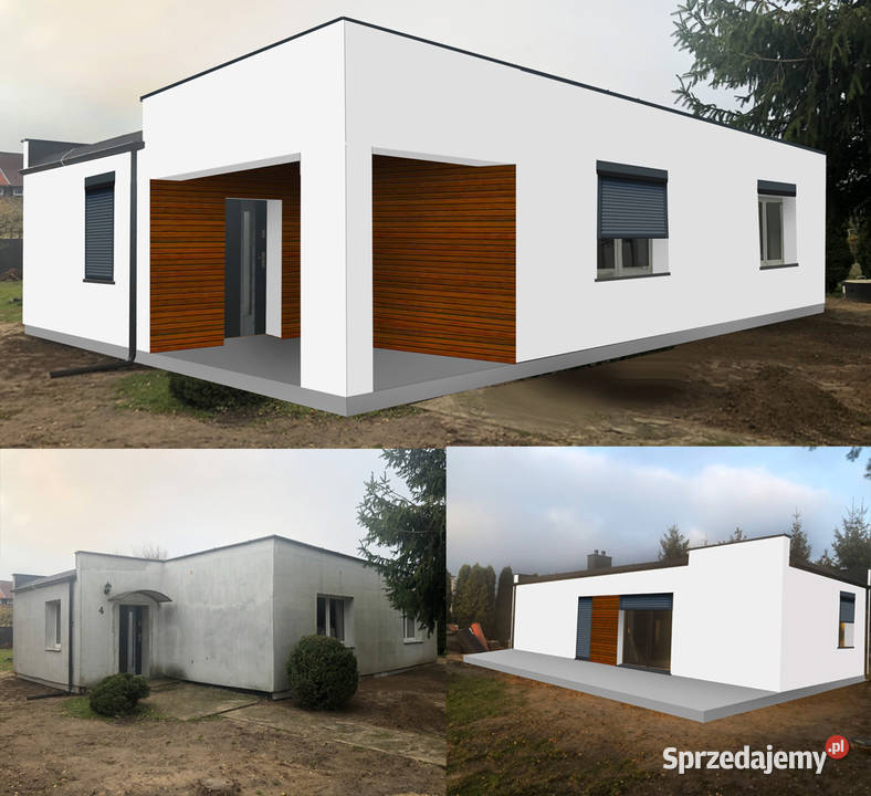 Projekt elewacji 3d zewnętrzne mazowieckie Warszawa