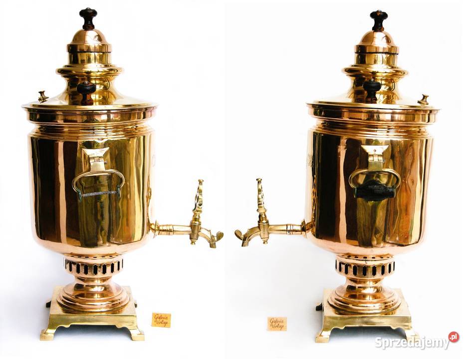 Samowar mosiężny carski Carska Rosja Moskwa lubelskie Lublin