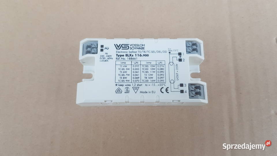 Statecznik elektroniczny VS ELXs 116900 VOSSLOH