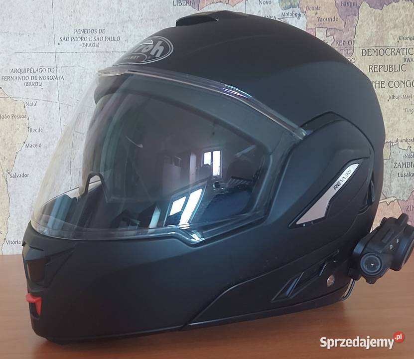 Kask motocyklowy męski Airoh czarny mat Staszów