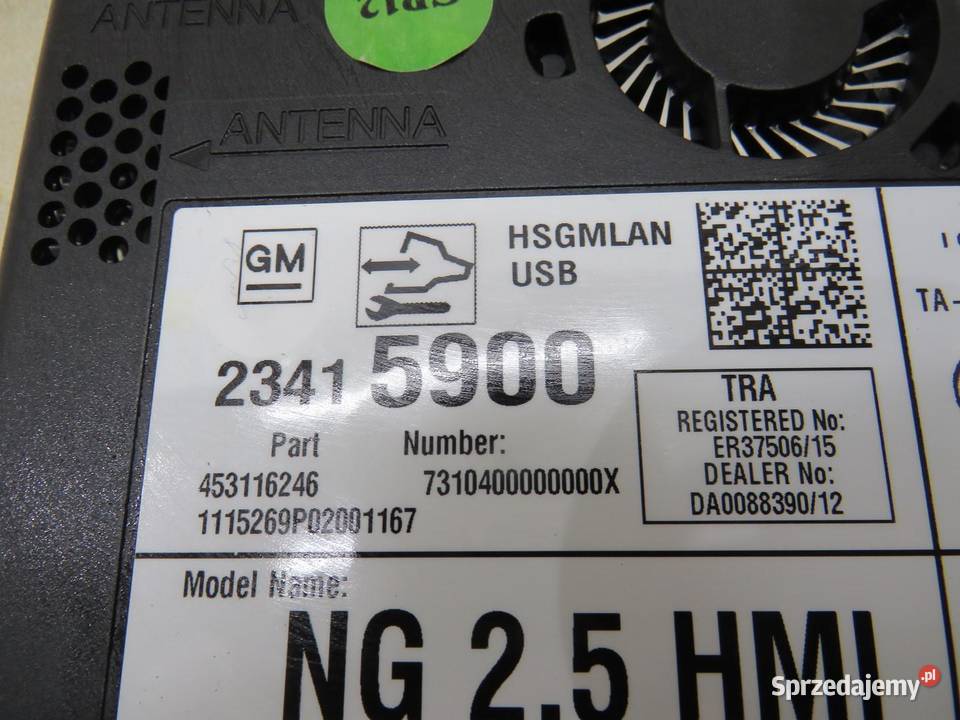MODUŁ STEROWNIK NAWIGACJI OPEL ASTRA K HB sprzedam