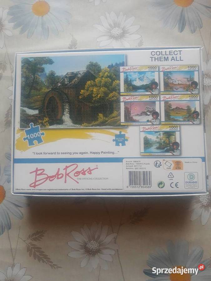 Puzzle 1000 elementów Bob Ross nowe ciekawa