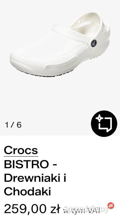 Chodaki damskie Crocs Bistro M4 W6 r3637 Łódź
