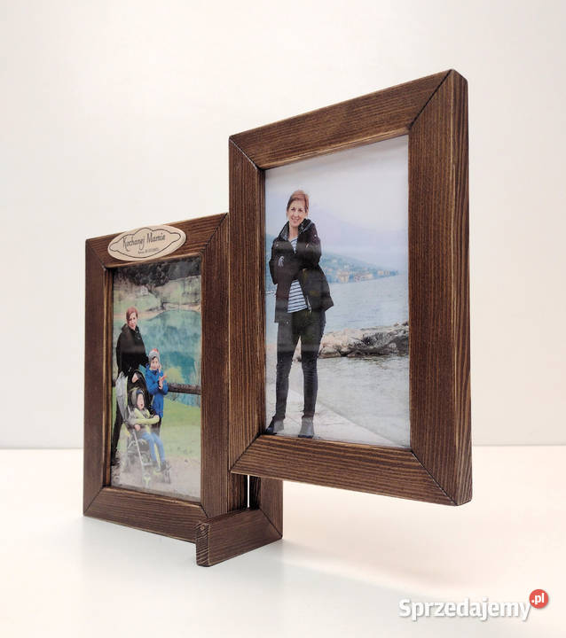 Ramka Na Zdjęcia 10x15 DREWNO Napis DEDYKACJA Białystok