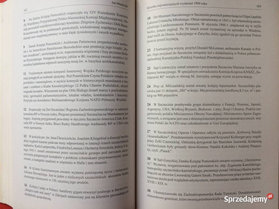 2007 Kronika Szczecina 1999 Antykwariat Szczecin