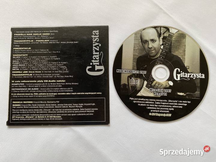 Gitarzysta plyta CD 212007 Lublin sprzedam