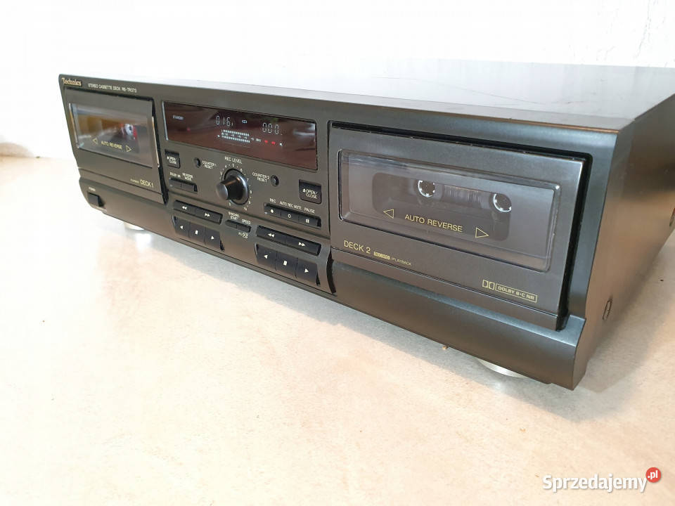 Technics magnetofon dwukasetowy RSTR373 RS TR Magnetofony Międzychód