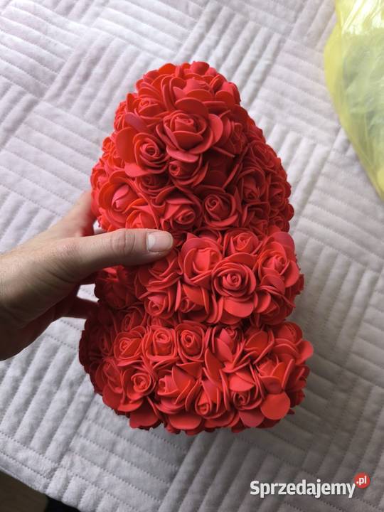 Miś różany na każdą okazję czerwony Łęczna