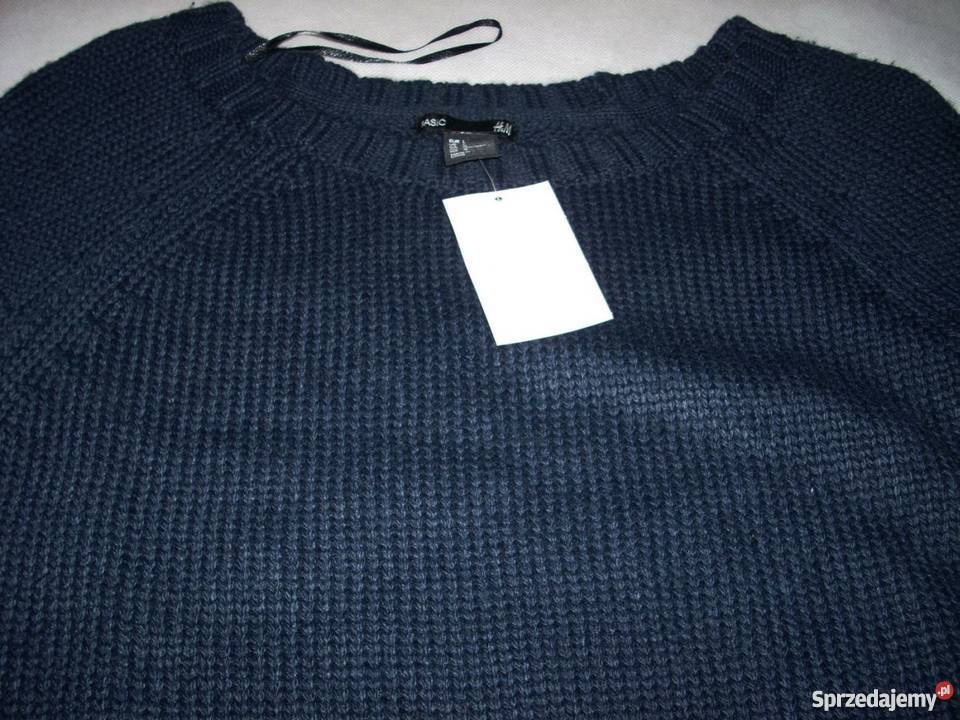 HM Ciepła Sukienka Sweter NOWA Granat 40 42 L XL małopolskie
