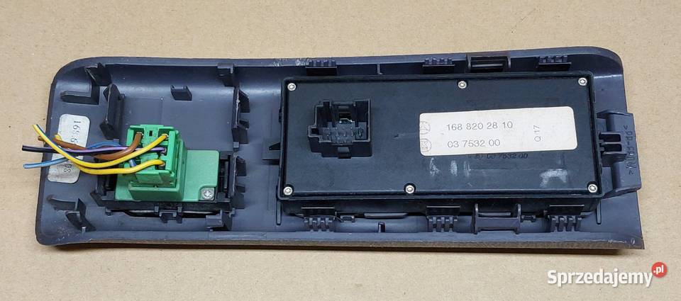 PANEL PRZEŁĄCZNIK SZYB MERCEDES W168 1688202810 Panele sterowania, przełączniki Mielęcin