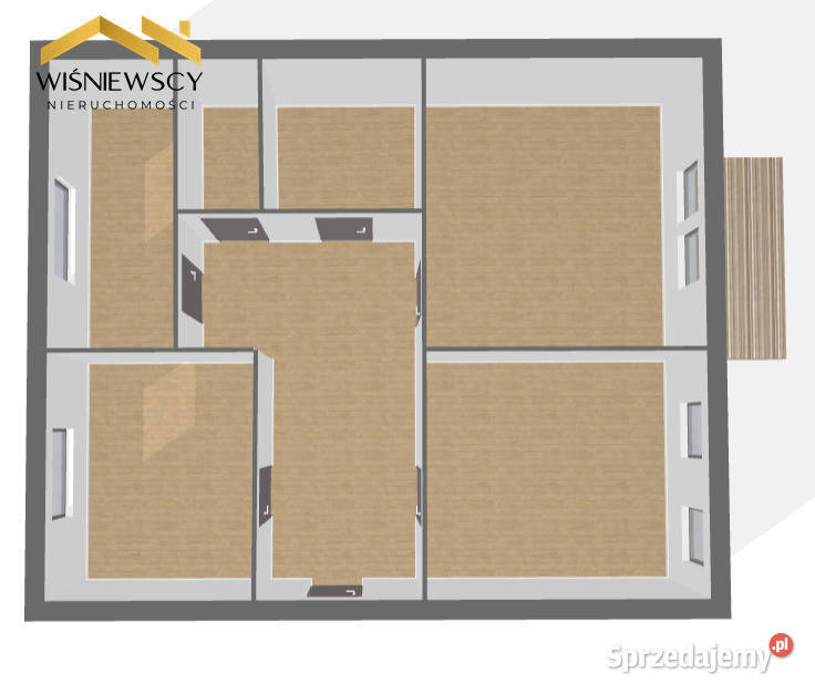 Słoneczne mieszkanie 3pokojowe z balkonem