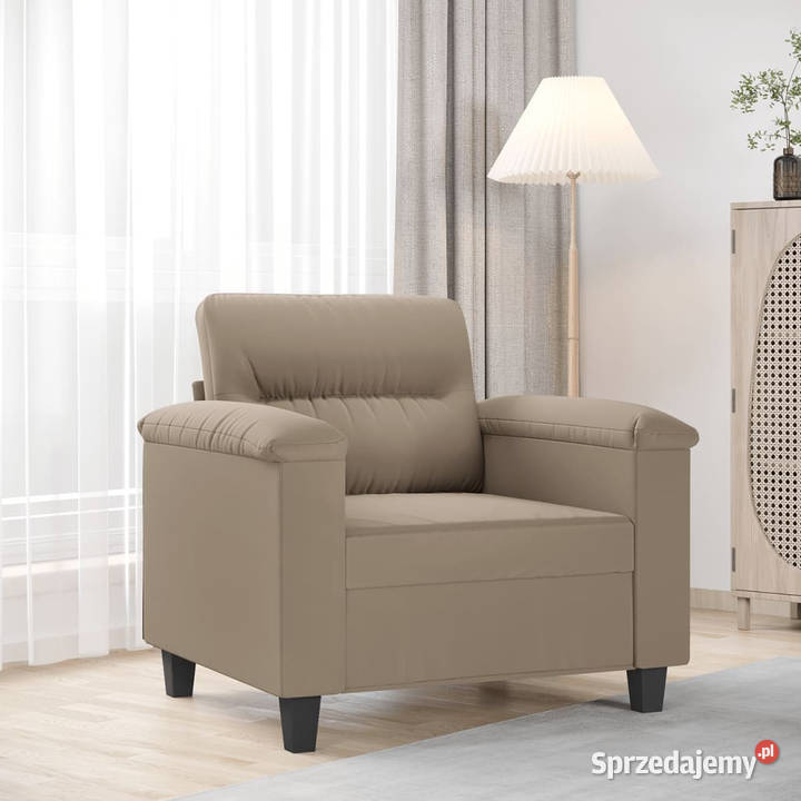 Fotel kolor taupe 60 obity mikrofibrą WM359549 Sofy i kanapy Warszawa