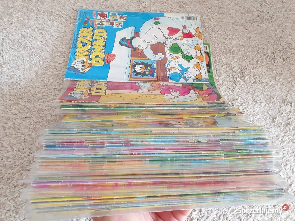 Kaczor Donald zestaw 43 komiksów 1997 Gdynia