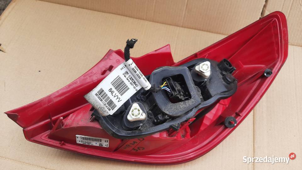 lampa tylna OPEL CORSA D 3 drzwi prawa 13186351 dolnośląskie Dębno