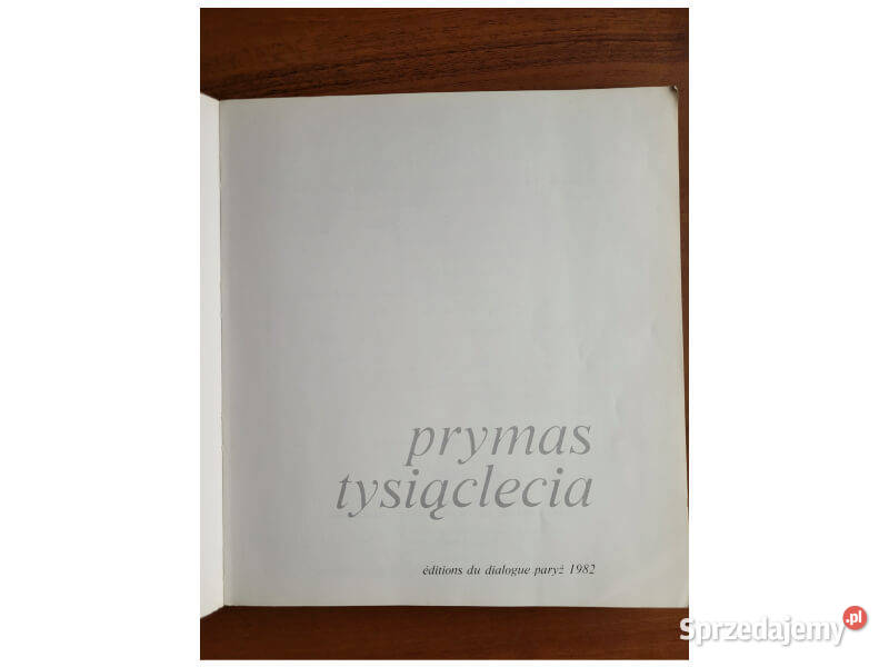 PRYMAS TYSIĄCLECIA Florian Kniotek Ruda Śląska sprzedam