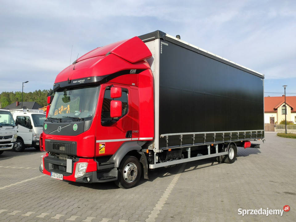 Volvo FL12240 E6 Firana Tył Drzwi Dach Zsuwany Motoryzacja