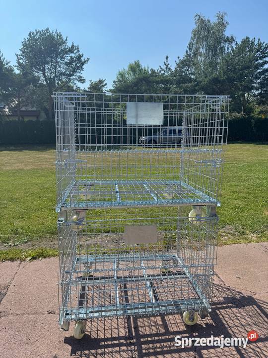 TrendEco Kosz magazynowy pojemnik metalowy Magazynowanie