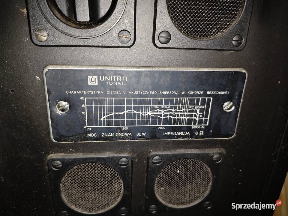 Kolumny UNITRA Alton 80 sprawne głośniki ok sprzedam