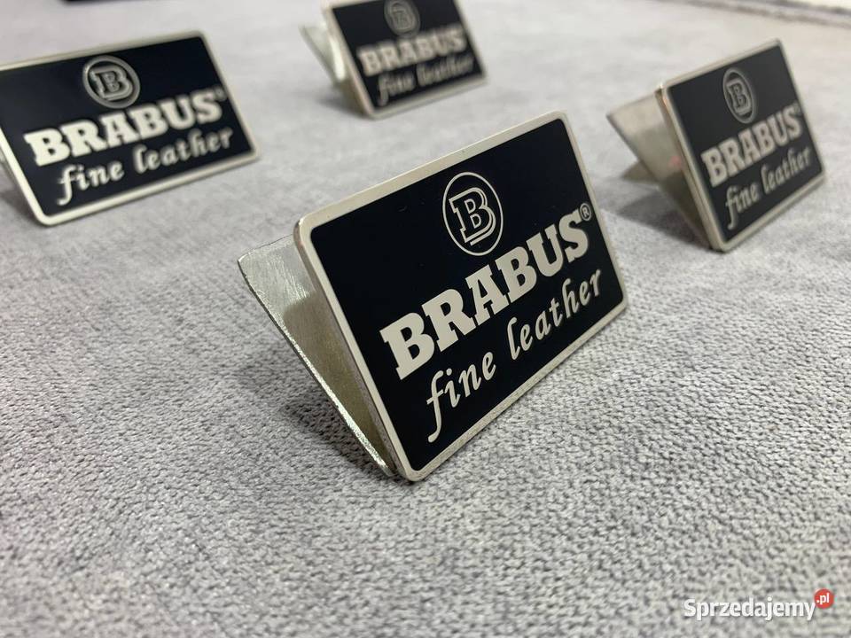 Emblematy Znaczek Brabus w fotele zestaw Chełm