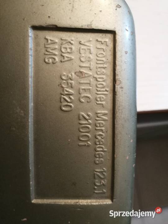 Spoiler przedni AMG Mercedes W123 oryginał Spoilery