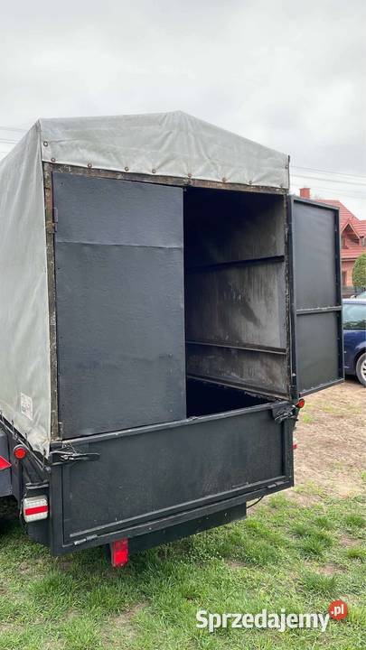 Przyczepą tandem zaczep sztywny i hamulec Burtowe i plandeki łódzkie Niechcice