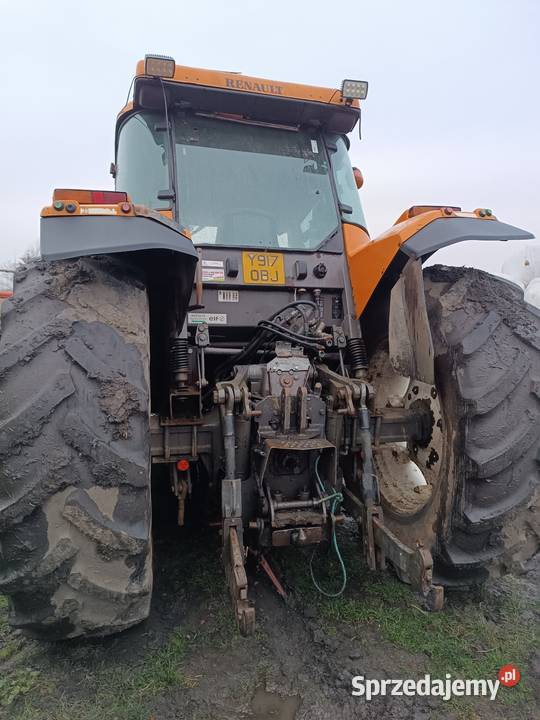 Ciągnik rolniczy Renault Ares 620RZ uszkodzony Gręblin