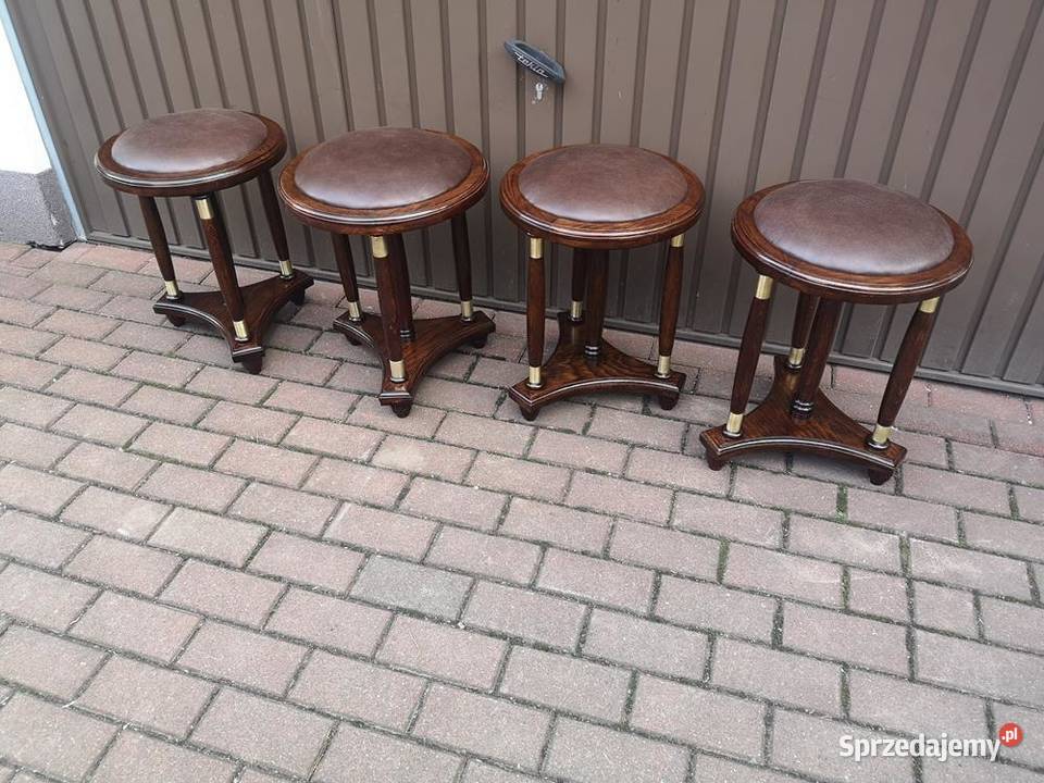 StołekTaboret Dębowy Lata 2030 Stary Antyk wielkopolskie Swarzędz