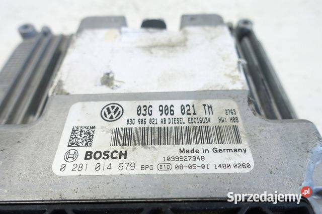 VW Golf V 19 TDI STEROWNIK SILNIKA komputer Komputery Chełm