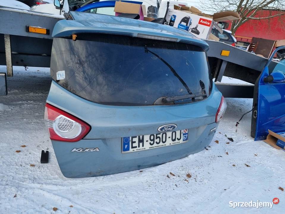 KLAPA TYLNA TYŁ SZYBA LAMPY FORD KUGA I M8 Motoryzacja