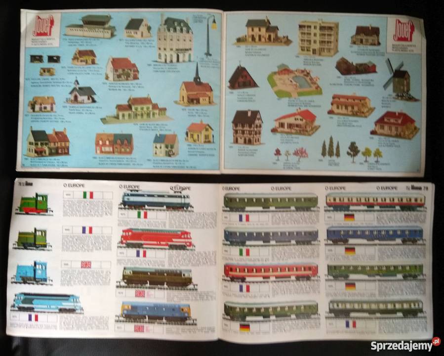 Katalog modeli kolejek Jouef i Lima mazowieckie Warszawa