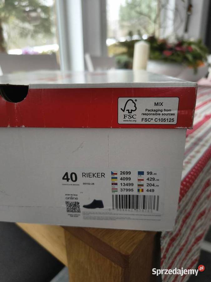 Rieker buty męskie sprzedam Łaziska Górne sprzedam